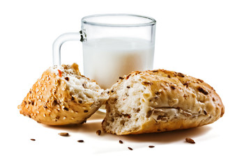 Milk and bun