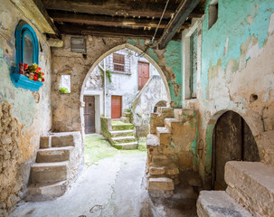 Scenic sight in Vico Garganico, Foggia Province, Puglia (Italy)