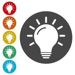 Light Bulb icon, Light Bulb icon vector 