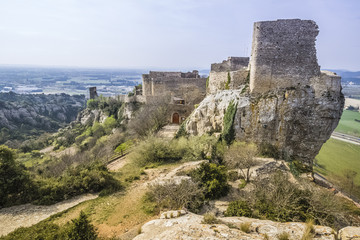 Fototapeta na wymiar Mornas Fortress, France