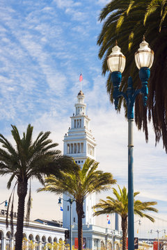 North America, USA, America, California, San Francisco,  San Francisco port clock tower