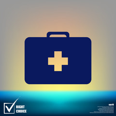 First aid vector icon