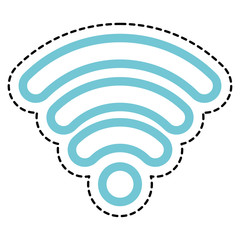wifi connection isolated icon vector illustration design