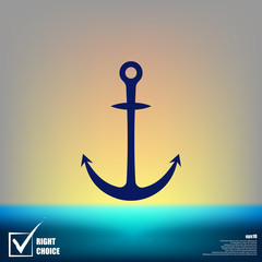 Anchor solid body symbol