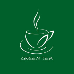 Cup tea symbol