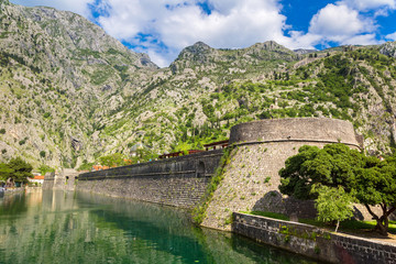 Fototapeta na wymiar Old fortress in Kotor, Montenegro