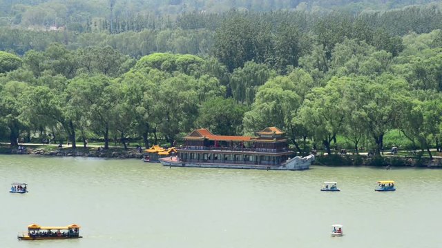 Summer Palace scene. Summer Palace located in Beijing of China. It was royal garden.