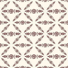 Mehendi pattern illustration