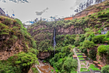 Fototapeta na wymiar Las Lajas Sanctuary, Colombia, South America