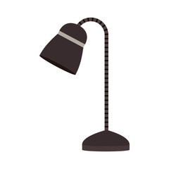 Lamp icon. Home office object and light theme. Isolated design. Vector illustration