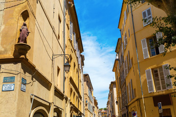 road in Aix en Provence, France