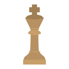 Chess piece icon. Game strategy competition and leisure theme. Isolated design. Vector illustration