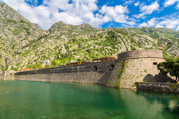 Fototapeta premium Old fortress in Kotor, Montenegro