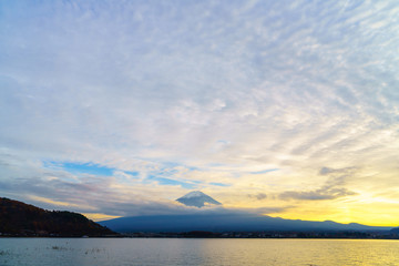 Mount Fuji sunset, Japan
