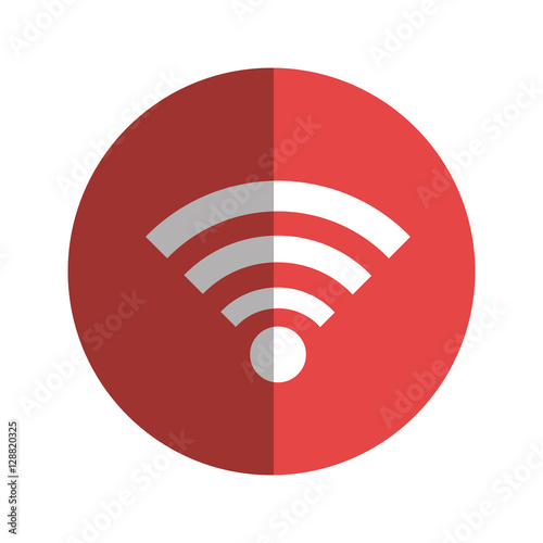 "wifi connection isolated icon vector illustration design" Stock image
