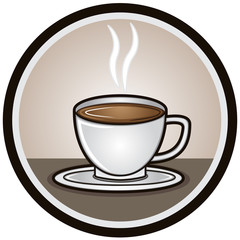 Illustration a cup of coffee