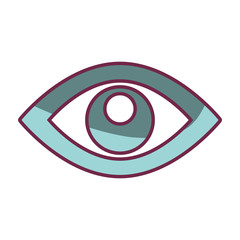 eye symbol isolated icon vector illustration design
