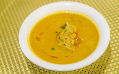Japanese food style curry with rice