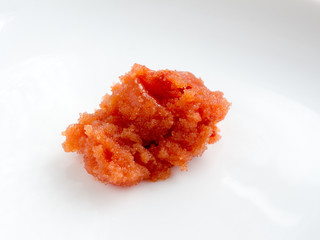 Japanese cuisine, Japanese spicy pickled cod egg called Karashi