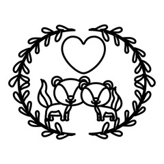 Squirrel cartoon icon. Animal cute life and nature theme. Isolated design. Vector illustration