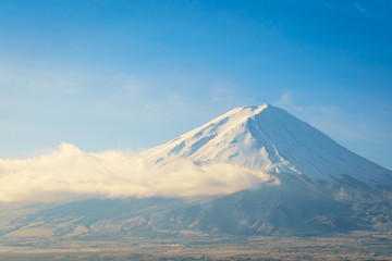 Mountain Fuji with blue sky , Japan