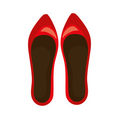 Cute fashion shoes icon vector illustration design