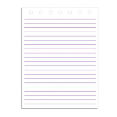 Collection of note papers background ,Illustration eps 10