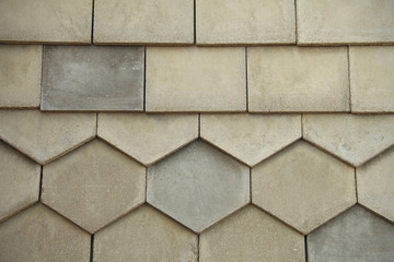 Background and texture with Cement roof