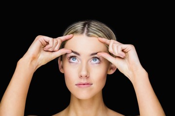 Fototapeta premium Portrait of woman posing for the camera