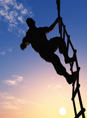  The man on the ladder