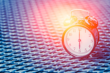 6 o'clock,The clock at the morning time.