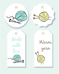Knitting Tags for Presents and Gifts