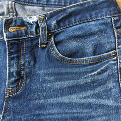 Jeans Fashion on the floor.