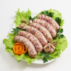 raw sausage