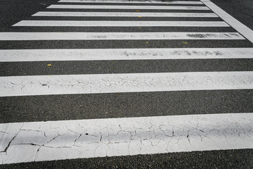 Zebra crossing road