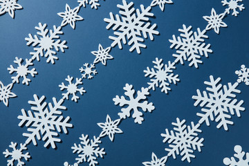 Naklejka na ściany i meble decorative snowflakes as background