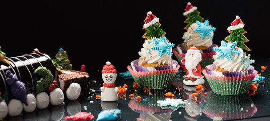 Christmas cupcakes