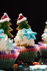 Christmas cupcakes