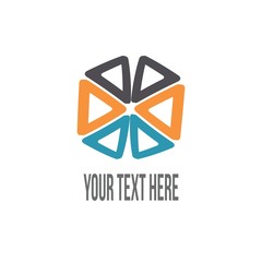 Fototapeta premium logo rotation