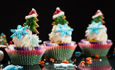 Christmas cupcakes