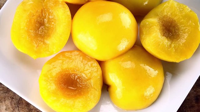 Preserved Peaches (seamless loopable; 4K)