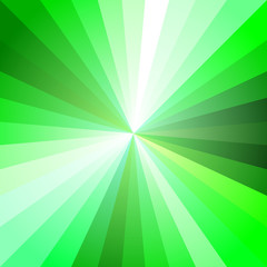 Green Light Ray Abstract Background