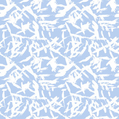 Vector seamless pattern. Abstract background with brush strokes.