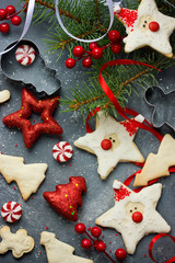 Christmas New Year treats for kids and holiday decorations