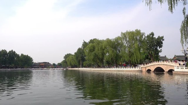 Beautiful Scene of Beijing Imperial Park: Beihai