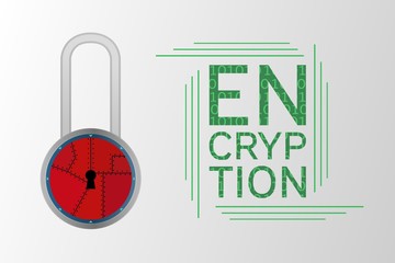 encryption and a lock