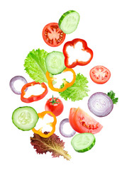 Falling of vegetables