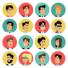 Business People Icon Set