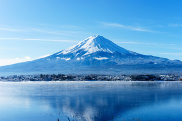 Mt.Fuji at kawaguchi ko lake - obrazy, fototapety, plakaty