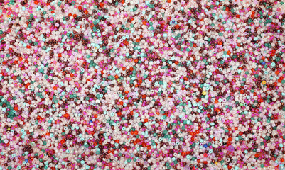 Colorful beads for Background and texture
